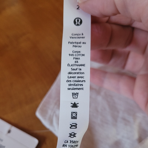 Lululemon wrap t-shirt sz2 - Picture 8 of 10